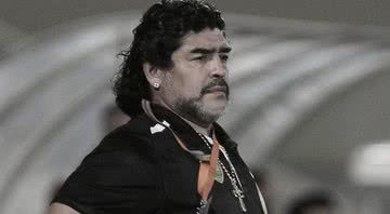 Maradona atuando como treinador - Wikimedia Commons