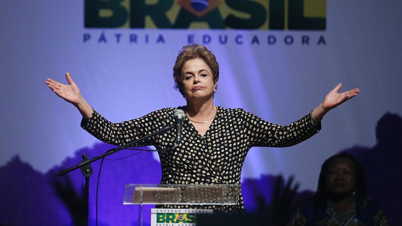 Dilma Rousseff em 2016 - Getty Images