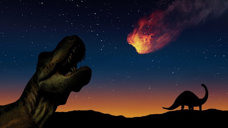Imagem meramente ilustrativa de evento que provocou extinção dos dinossauros - Divulgação/Pixabay