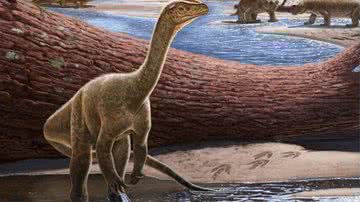 Representação da espécie Mbiresaurus raathi - Divulgação /History