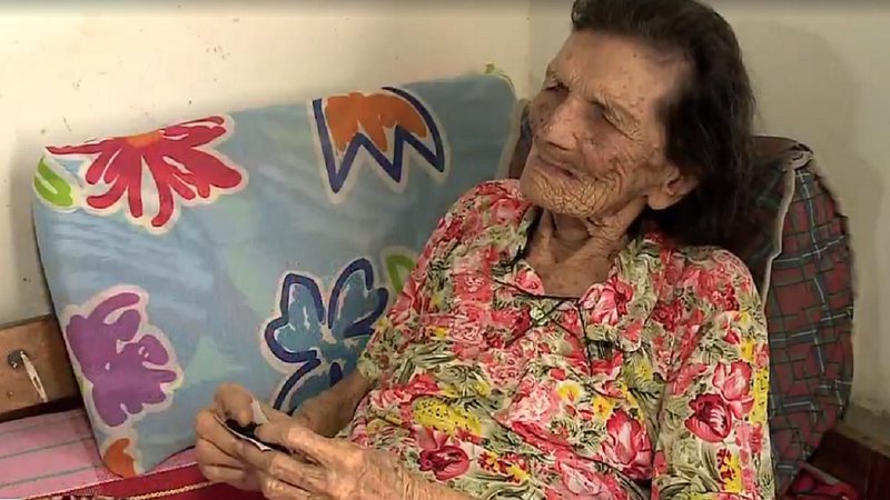 Dona Josefa tinha 121 anos - Reprodução/Video