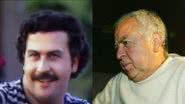 Montagem mostrando Gilberto Orejuela e Pablo Escobar - Getty Images e Divulgação/Vídeo