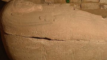 Sarcófago encontrado em Saqqara - Divulgação / Ministério das Antiguidades do Egito