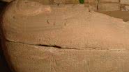 Sarcófago encontrado em Saqqara - Divulgação / Ministério das Antiguidades do Egito