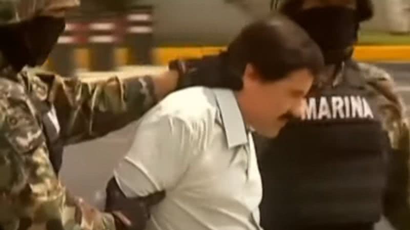 El Chapo sendo preso - Divulgação/Youtube/Jornal da Record