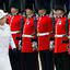 A rainha Elizabeth II em cerimônia