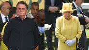 Montagem de Bolsonaro com Elizabeth - Getty Images