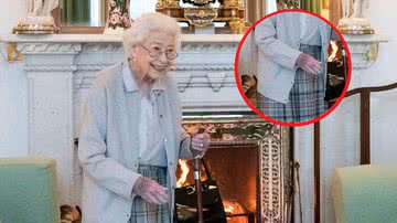 Mancha em mão de Elizabeth II - Getty Images
