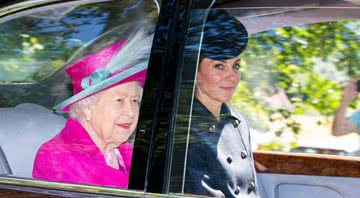 A rainha Elizabeth e Kate Middleton em 2019 - Getty Images