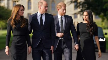 Kate Middleton, príncipe William, Meghan Markle e príncipe Harry - Getty Images