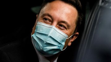 Elon Musk em evento na Alemanha - Getty Images