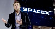 Elon apresentando a SpaceX em 2014 - Getty Images