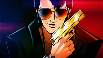 Trecho da animação 'Agente Elvis', que retrata o Rei do Rock como um agente secreto - Divulgação/Netflix
