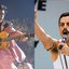 Austin Butler em "Elvis" (2022) e Rami Malek em “Bohemian Rhapsody” (2019)