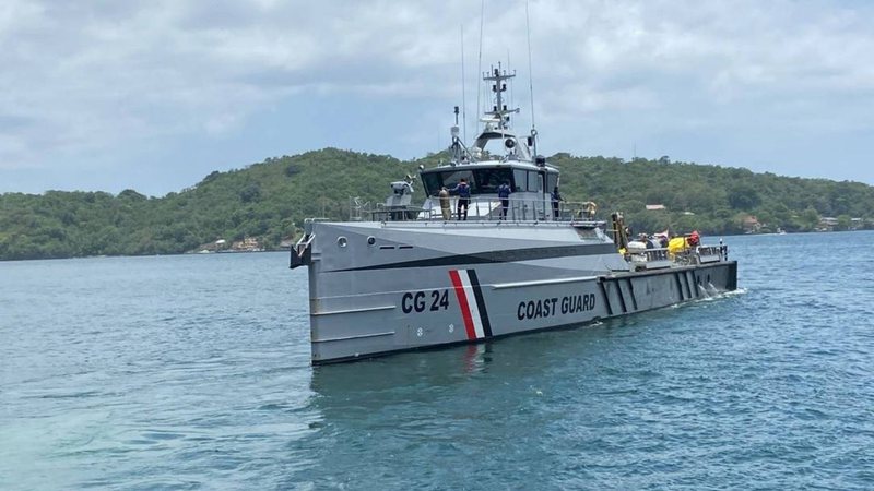 Barco da Guarda Costeira de Trinidad e Tobago - Divulgação/Redes sociais