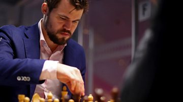 Campeão mundial de xadrez Magnus Carlsen - Getty Images