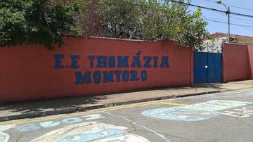 Escola Estadual Thomazia Montoro, localizada na Vila Sônia, São Paulo, onde ocorreu ataque na segunda-feira, 27 - Reprodução/Vídeo