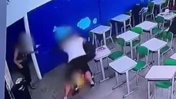 Registros do ataque em escola de São Paulo - Reprodução/Vídeo