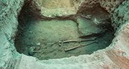 Esqueleto desenterrado no Irã - Divulgação/Alireza Jafari-Zand