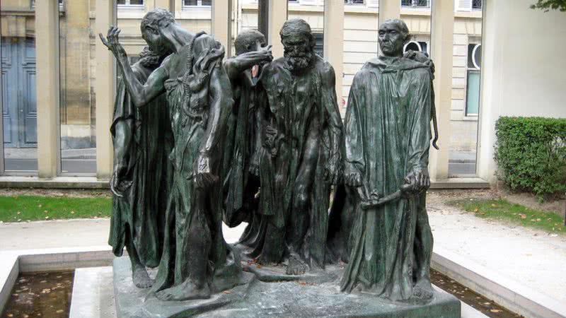 Reprodução/Flickr/Wally Gobetz - 'Les bourgeois de Calais', localizada no no Museu Rodin, em Paris