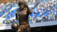 Estátua de bronze feita em homenagem a Maradona - Getty Images