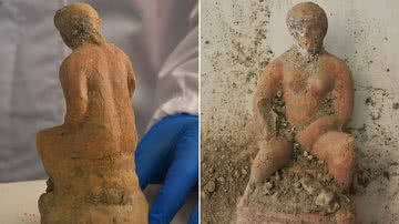 Estátuas encontradas em Pompeia - Archaeological Park of Pompeii