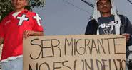 Migrantes contra leis chilenas - Divulgação/Twitter/Prensa Latina