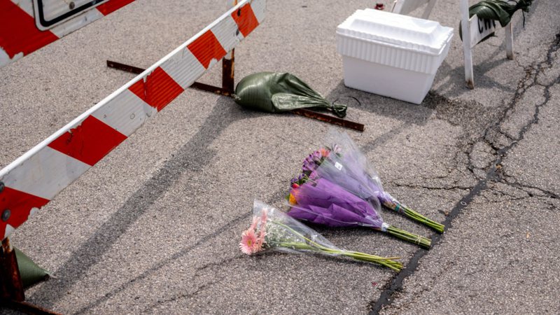Registro do atentado ocorrido em Highland Park - Getty Images