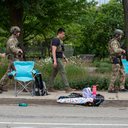 Registro do tiroteio em massa ocorrido em Highland Park, EUA - Getty Images