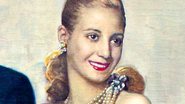 Pintura retrata Evita, primeira-dama da Argentina - Domínio Público