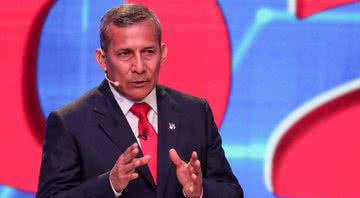 Ollanta Humala enquanto tentava retornar à presidência nas eleições de 2021 no país - Getty Images