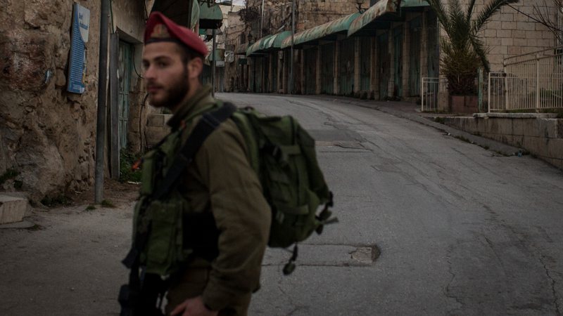 Imagem ilustrativa de soldado israelense na Cisjordânia - Getty Images