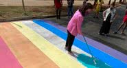 Faixa contra LGBTFobia, em Goiânia - Divulgação/Prefeitura de Goiânia