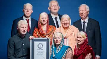 A família Coventry, que bateu o recorde do Guiness Book - Divulgação/Guiness World Records