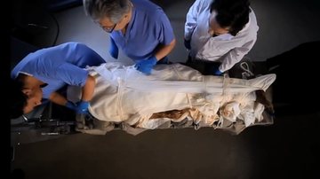 Alan já mumificado - Reprodução/Vídeo
