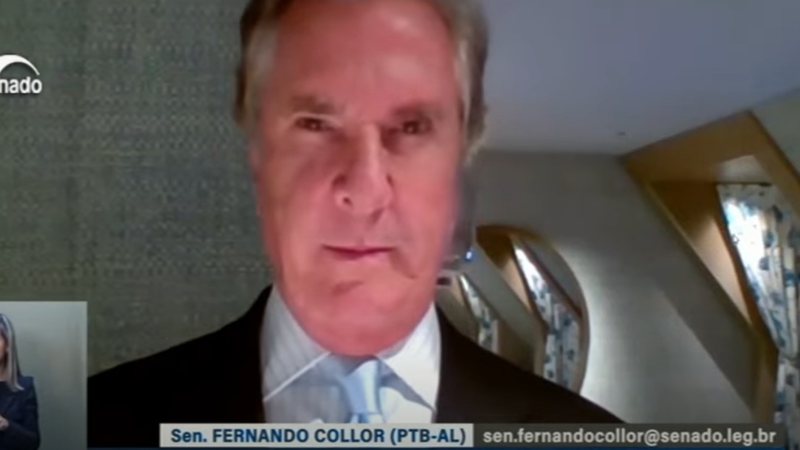 Fernando Collor - Reprodução/Vídeo