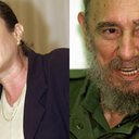 Alina Fernández e Fidel Castro - Getty Images