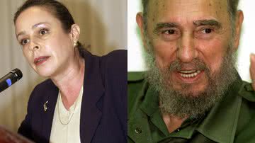 Alina Fernández e Fidel Castro - Getty Images