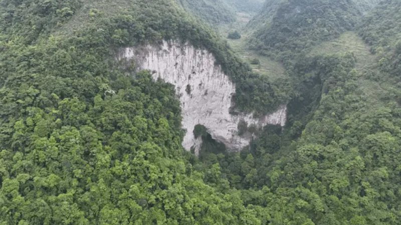 Registro do local encontrado - Divulgação/Guangxi 702