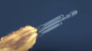 Imagem do lançamento do Falcon Heavy - Divulgação / Youtube / VideoFromSpace