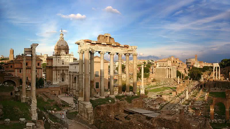 As ruínas do Fórum Romano - Wikimedia Commons