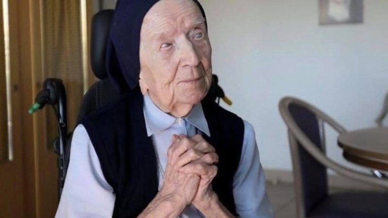 Lucile é a mulher mais idosa da Europa - Divulgação