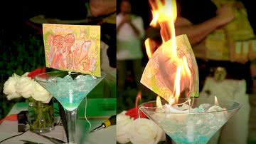 Trechos de vídeo mostrando a queima da obra de arte - Divulgação/ Youtube/ FridaNFT