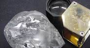 Imagem do diamante de 442 quilates que foi encontrado no Lesoto - Divulgação/ Gem Diamonds