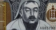 Ilustração do líder mongol em cédula - Pixabay