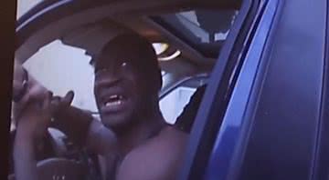 Trecho do vídeo vazado em que Floyd se mostra amedrontado com a presença da polícia - Divulgação - Youtube