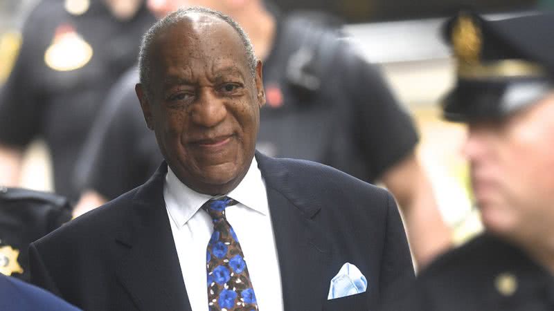O comediante Bill Cosby após ter sido condenado, em 2018 - Getty Images