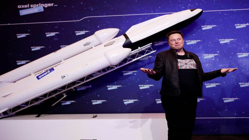Elon Musk, funfador da SpaceX e CEO da Tesla - Getty Images