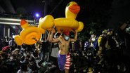 Protesto pró-democracia na Tailândia - Getty Images