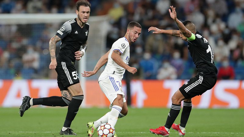 Disputa entre jogadores do Sheriff e do Real Madrid - Getty Images